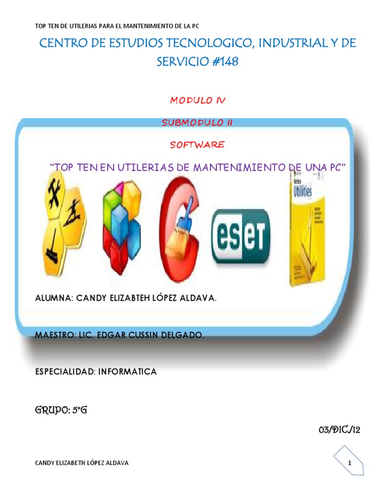 Top Ten de Utilerias Para El Mantenimiento de La Pc