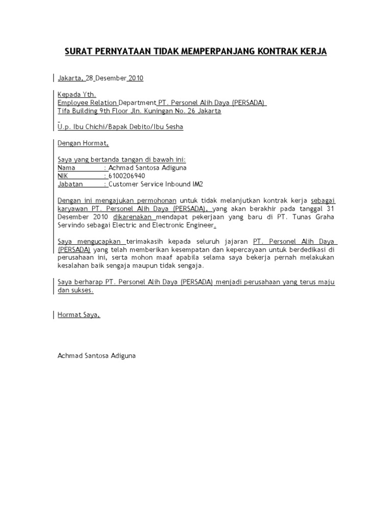 Surat Permohonan Pembatalan Haji Doc - Malacca b