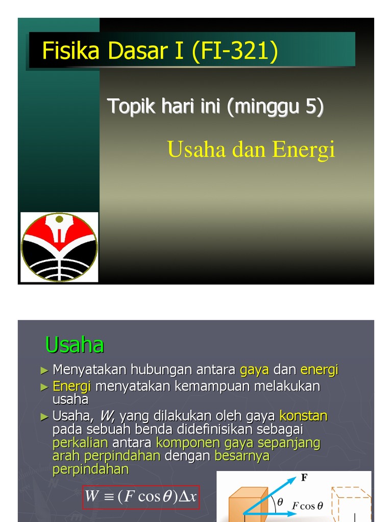 5 Usaha Dan Energi