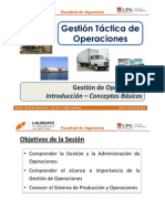 Sem 1.0 - GTO - UPN - Gestión de Operaciones - Generalidades