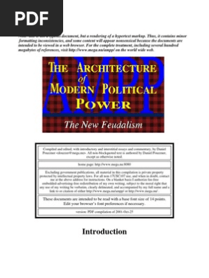 The Architecture Of Modern Political Power United States