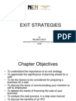 Entrepreneurship Exit Strategies