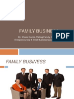 Family Business - Entrepreneurship