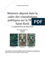 Mémoire - Verdissement - Comité Des Citoyens de Saint-Roch