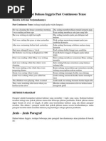 Download Contoh Kalimat Bahasa Inggris Past Continuous Tense by Owen Wong SN115562554 doc pdf