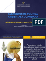 Elementos de Política Ambiental Col.