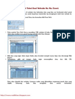 Import Tabel Dari Website Ke Ms. Excel