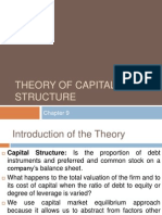theory of capital structure