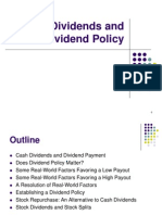 Dividends and Dividend Policy