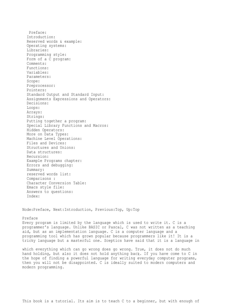 C programming tutorial pdf c programming language programming