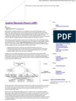 Analytic Hierarchy Process (AHP)