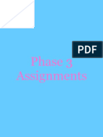 Phase 3 Assignments