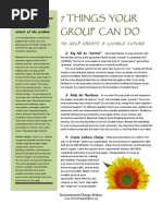 Download 7 Things Your Group Can Do To Help Create a Livable Future by Environmental Change-Makers SN115610884 doc pdf