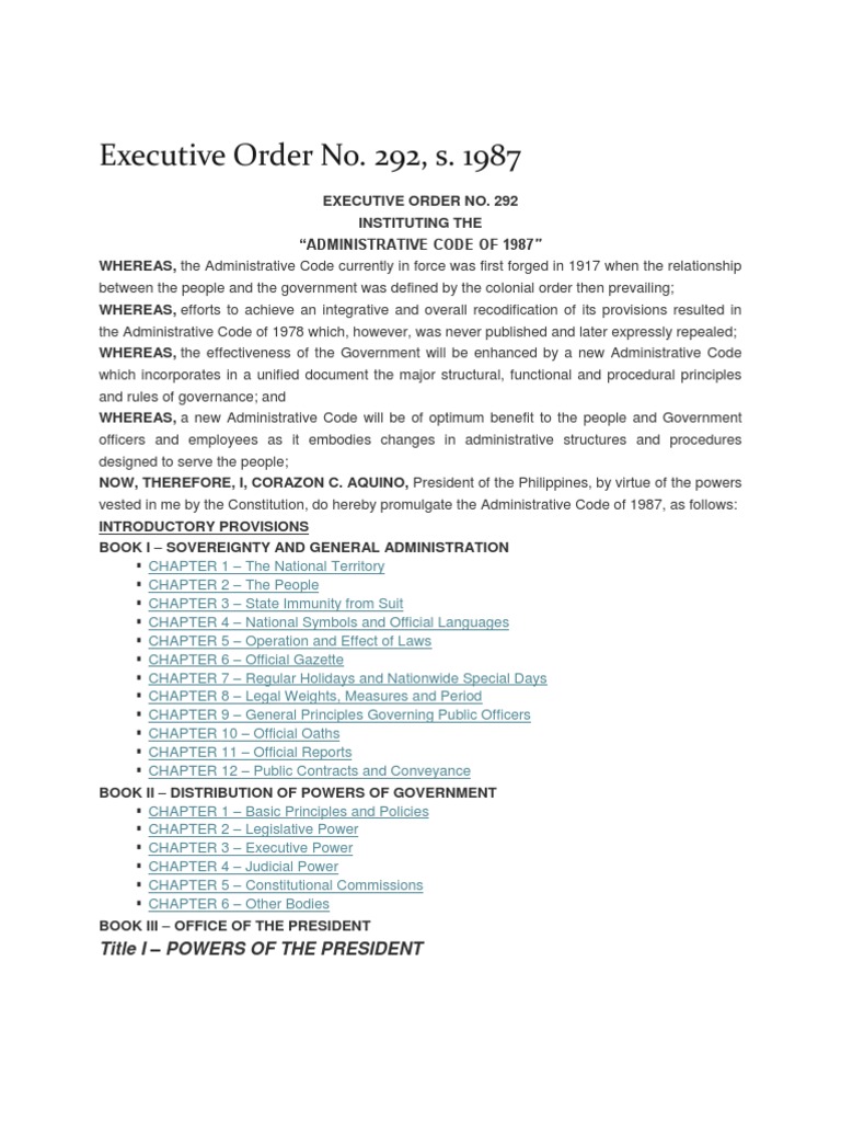 EO 292: Section 59 on Nepotism | PDF