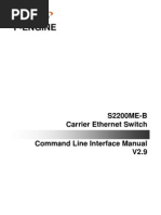 F-Engine S2200ME-B Carrier Ethernet Switch CLI Manual (V3.0)