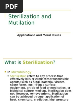 Sterilization And Mutilation Pdf Neutering Sexual Health