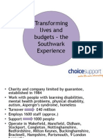 Transforming Lives and Budgets - The Southwark Experience