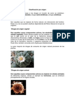 Clasificación de Las Drogas