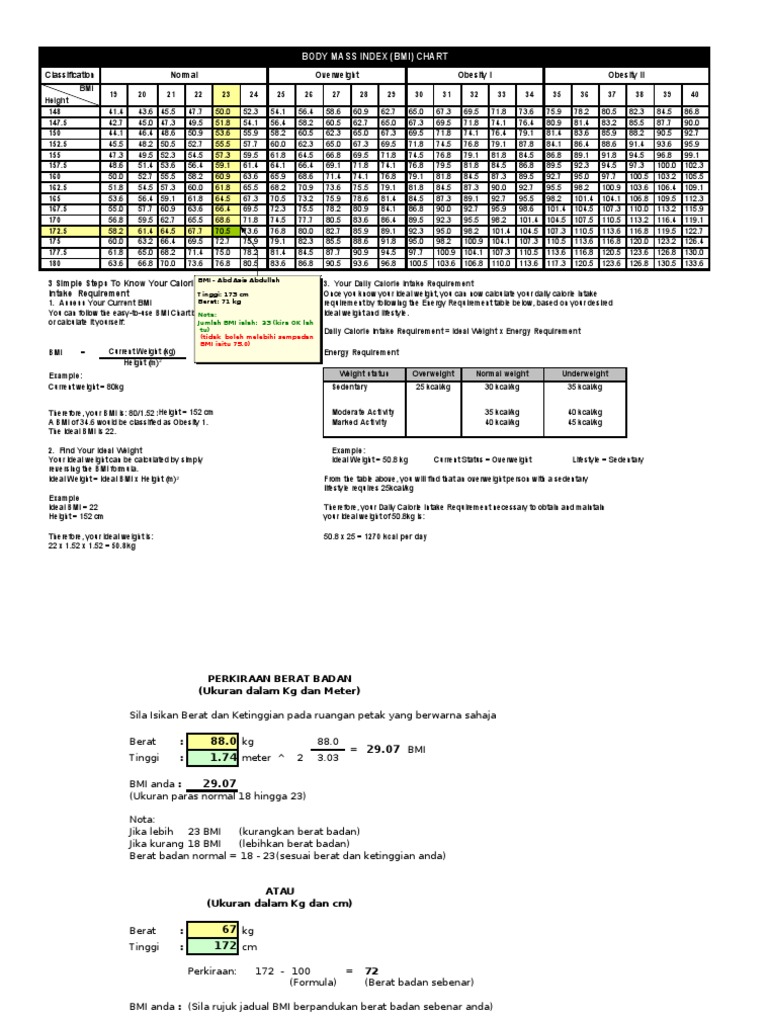 body mass index maths coursework