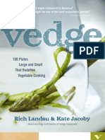 Vedge: 100 Plates Large and Small That Redefine Vegetable Cooking. Advance Brochure. 