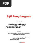 10.1 CONTOH SIJIL PENGHARGAAN 10.1 CONTOH SIJIL PENGHARGAAN