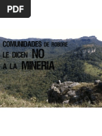 COMUNIDADES ROBORE NO MINERIA