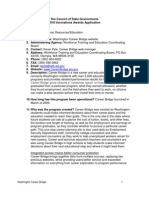 Washington’s Career Bridge -- 2010 CSG Innovations Award Winner