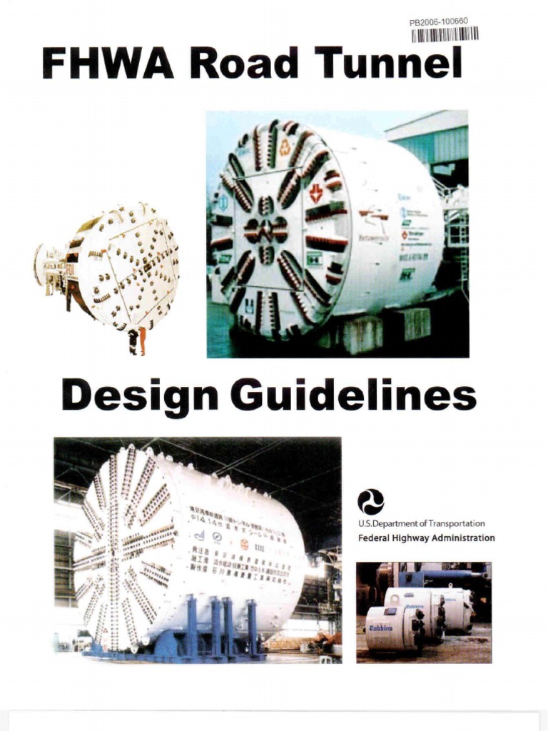Fhwa If 05 023 (Tunnels Design Guidelines) | PDF | Tunnel ...