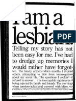 "I am a Lesbian" by, Chirlane McCray -- Essence Magazine (September 1979)