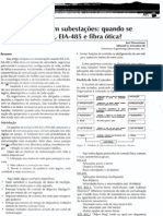 Comunicação com subestações - quando se deve usar EIA-232 EIA 485 e fibra otica