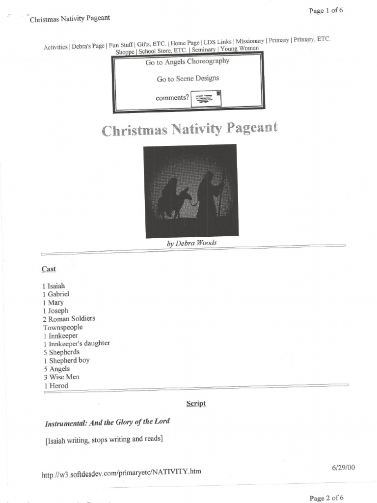 Christmas Nativity Pagent | PDF