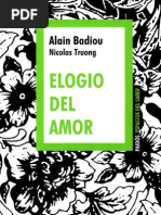 BADIOU, Alain - Elogio Del Amor [PDF]