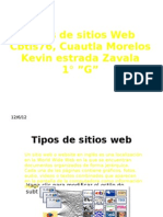 Tipos de Sitios Web