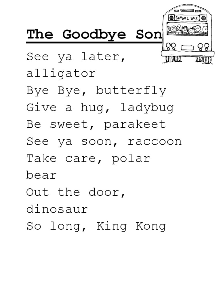 Goodbye Poem