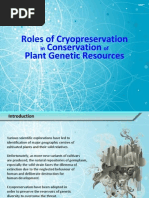 Download Roles of Cryopreservation in Conservation of Plant Genetic Resources - Presentation by Mahathir Mohmed SN11571180 doc pdf