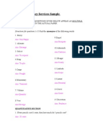 Tata Consultancy Services Sample Test