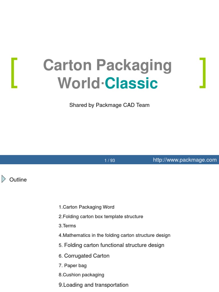 Carton Packaging Design Insights | PDF | Paperboard | Packaging And ...