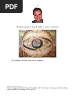 The Consensus of Church Fathers On Geocentrism