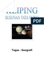 Kliping Geografi - Susunan Tata Surya