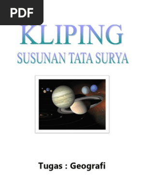 Kliping Geografi Susunan Tata Surya