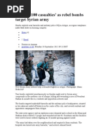 At Least 100 Casualties