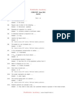 Csir Net Answer Key