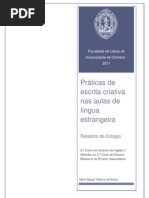 Práticas de escrita criativa nas aulas de língua estrangeira