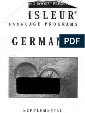 Pimsleur - German I - Booklet | PDF