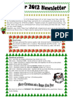 Christmas Newsletter2012