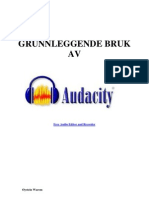 Grunnleggende om Audacity