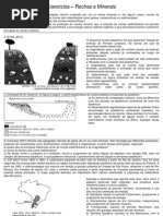 Exercícios rochas e minerais