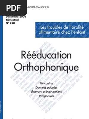 Troubles De L Oralite Chez L Enfant Pdf Maladie De Parkinson Legumes