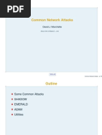 Common Network Attacks: David J. Marchette