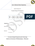 98939018 DSP Lab Manual